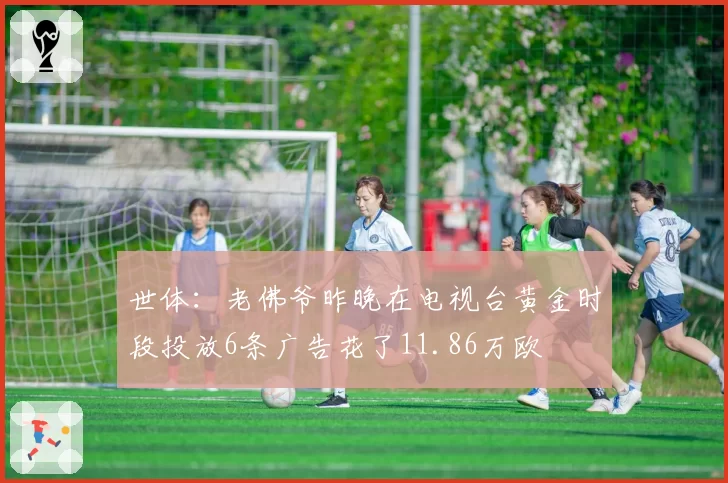 世体：老佛爷昨晚在电视台黄金时段投放6条广告花了11.86万欧